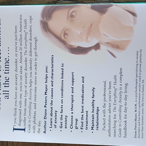 The Everything Health Guide to Controlling Anxiety By Diane Peters Mayer,  M.S.W - Picture 4 of 8